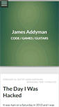 Mobile Screenshot of jamesaddyman.com